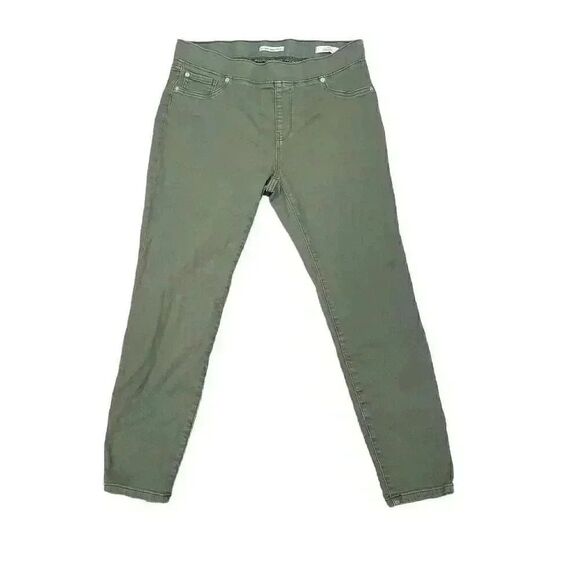 Amazon Essentials Women's Khaki Green Poly/Spandex Stretch Pull On Jeggings NEW - Picture 4 of 14